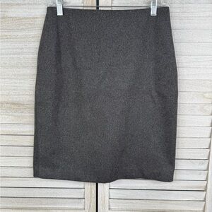 Charcoal Gray Pencil Skirt-Medium